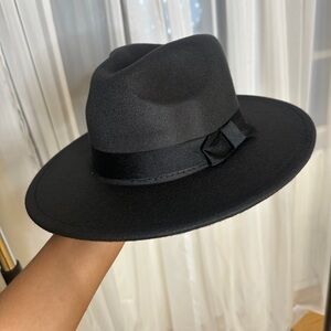 Classic Black Fedora Hat